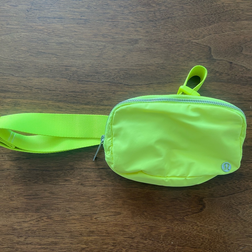 Lululemon Athletica Neon Yellow Crossbody Bag